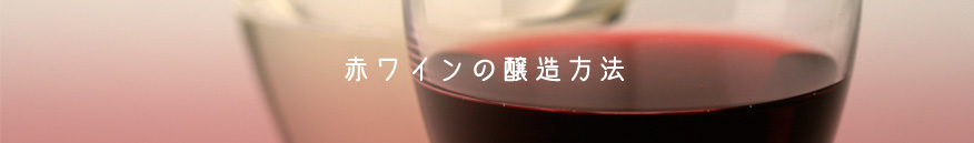 赤ワインの醸造方法